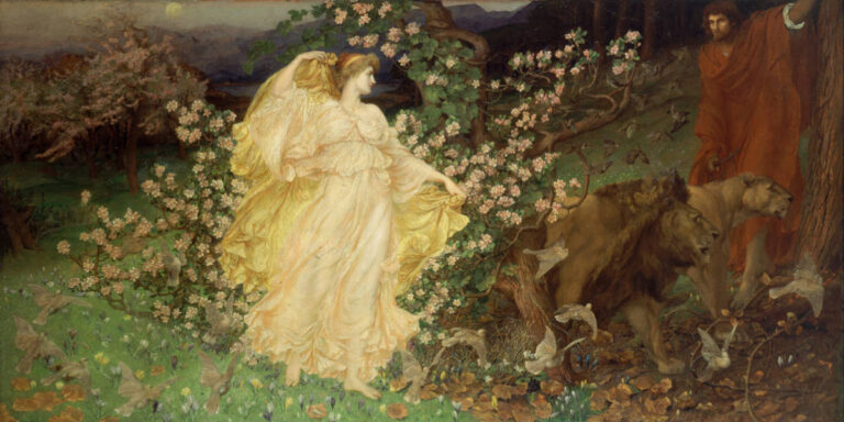 Venus and Anchises by William Blake Richmond, 1889-1890.